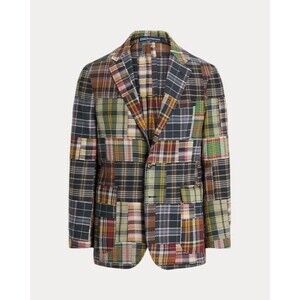 NWOT POLO Soft Tailored Patchwork Sport Coat Blazer Ralph Lauren Size 40R